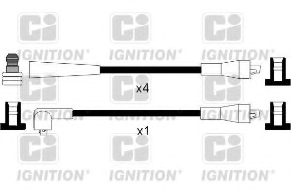 Cables de alta tensión, juego para Ford Escort III GAA, AWA, ABFT, AVA